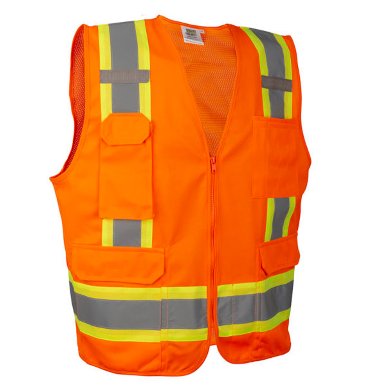 Safety Zone Orange Safety Vest TYPE R, CLASS 2