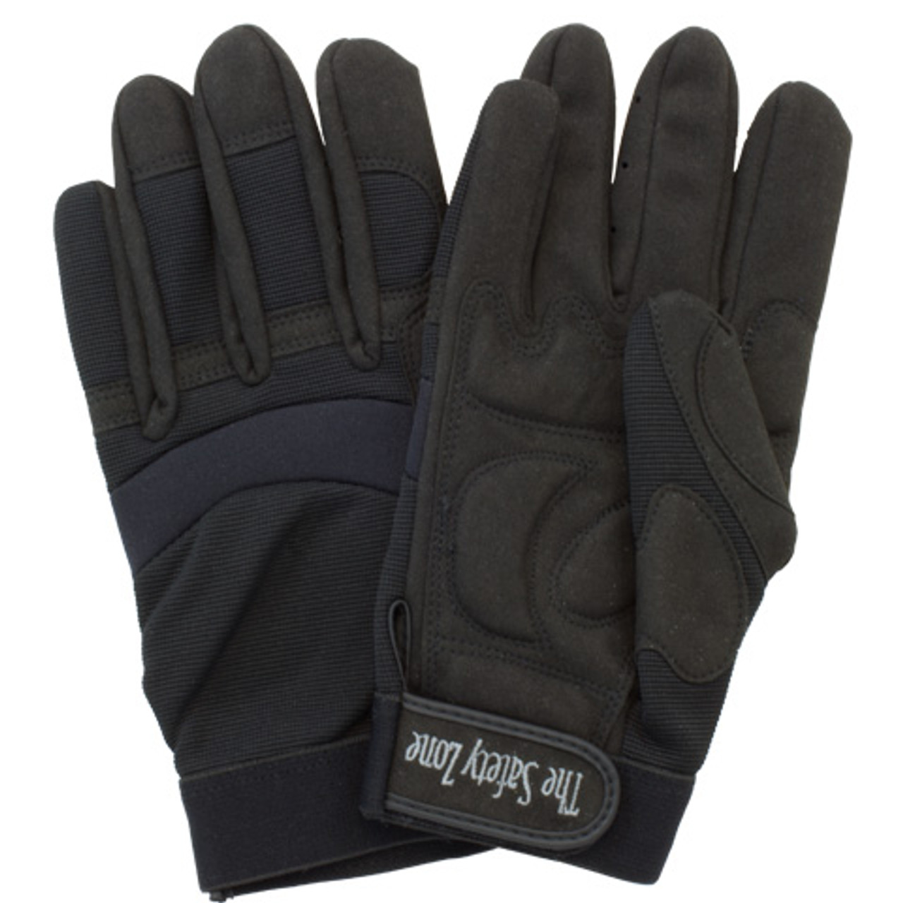 Mechanic Gloves, Gloves, Stretch, High Dexterity, Vibration Absorbing, Safety Zone Gloves, Black Gloves, Performance Gloves, Safety Gloves