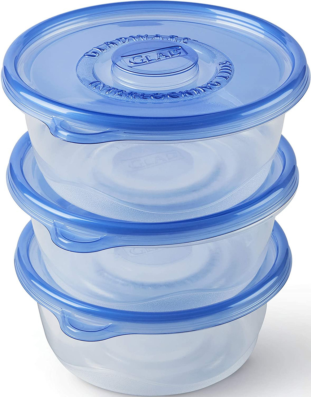 Glad® GladWare® Plastic Containers with Lids - Candor Janitorial