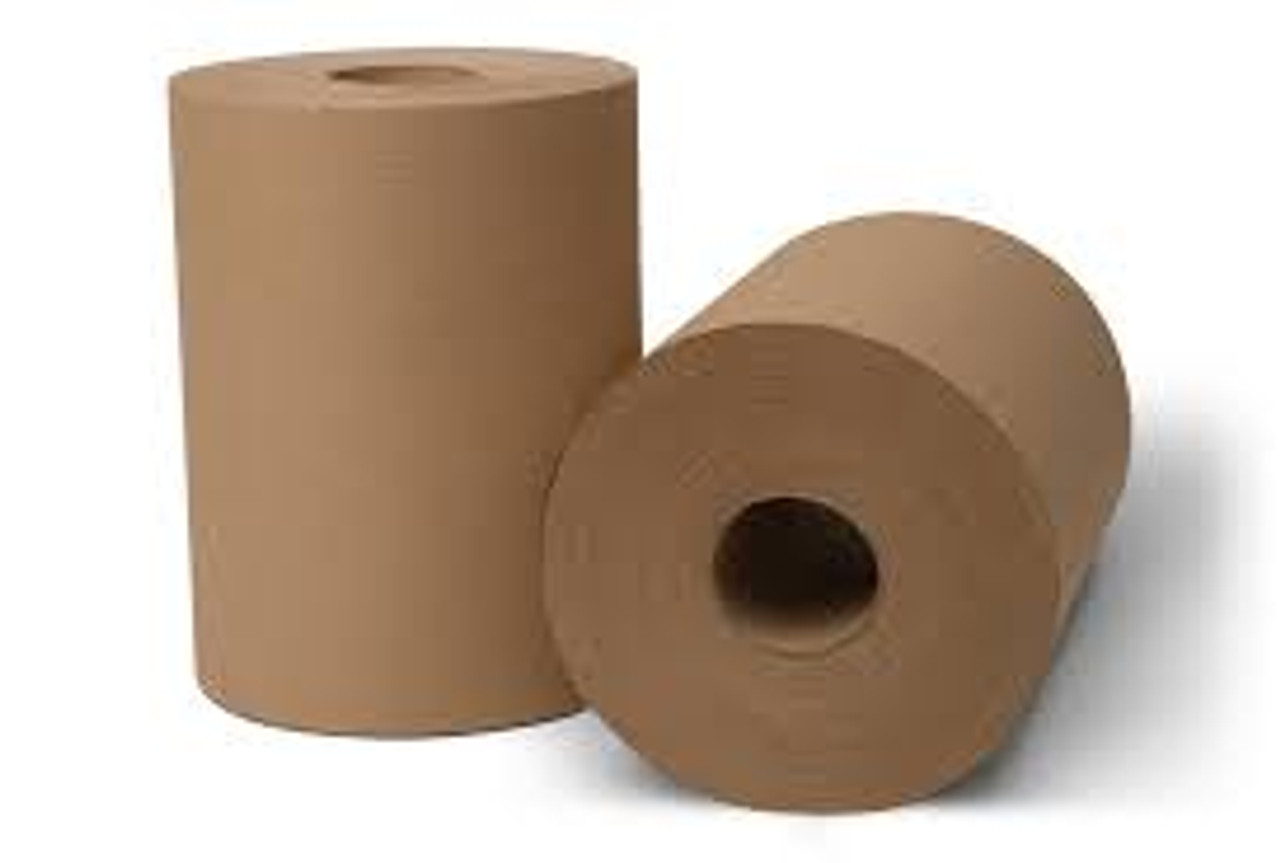 Natural Towel Roll - 8 X 350' - 12 Rolls per Case