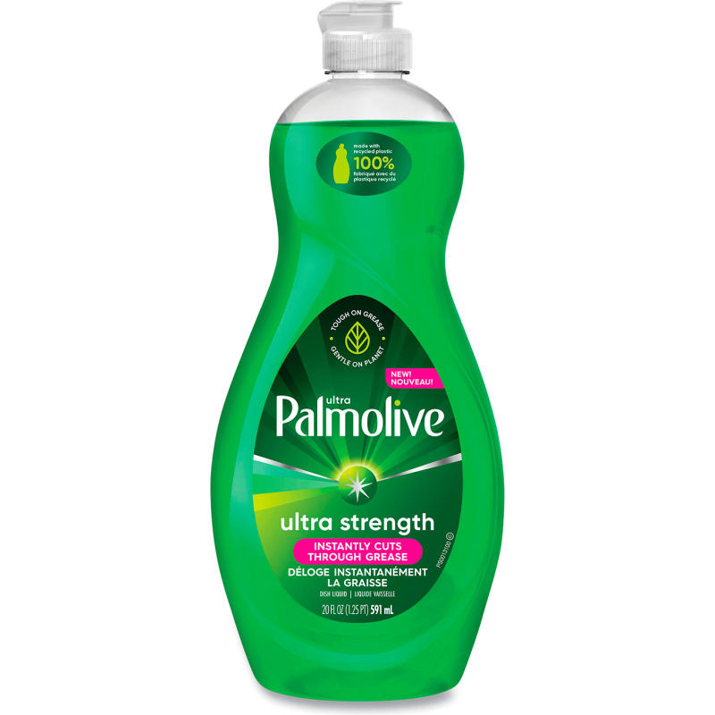 Ultra Palmolive Dishwashing Liquid, Ultra Strength, Original Scent, 20 oz Bottle, 9/case