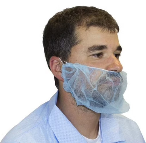 Beard Cover Polypro, BLUE, 1000/case wholesale