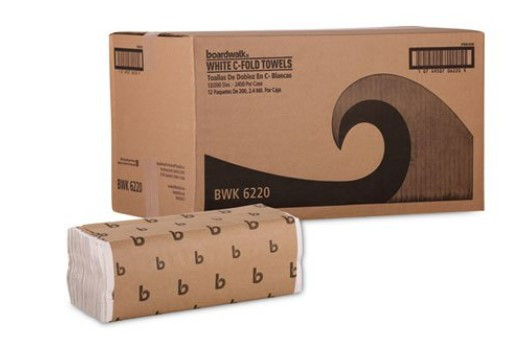 Tork White C Fold Towels 10 1/8'' x 13'' -  2400/case