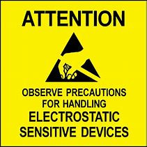2x2 Attention Electrostatic Sensitive Devices 500/roll
