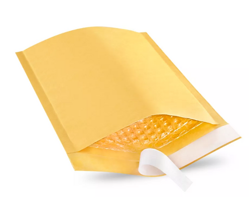 #0 6x10 Kraft Bubble Mailer 200/case