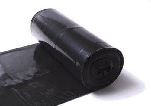 Black can liner, 24x24, 1 mil, trash liner, trash bag