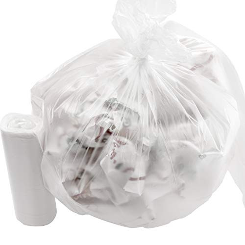 Global Industrial™ Medium Duty Clear Trash Bags - 7 to 10 Gal, 0.6 Mil, 500  Bags/Case