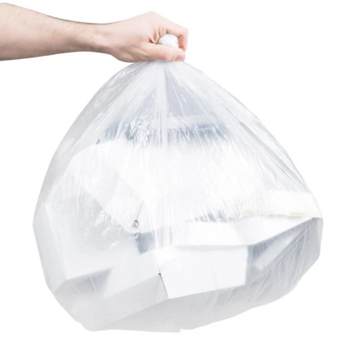 Lavex 7-10 Gallon 6 Micron 24 x 24 High Density Janitorial Can Liner /  Trash Bag - 1000/Case