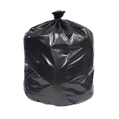 15 Gallon ECO Low Density Black Trash Can Liners - 24 X 32 .9 Mil - Case  of 500