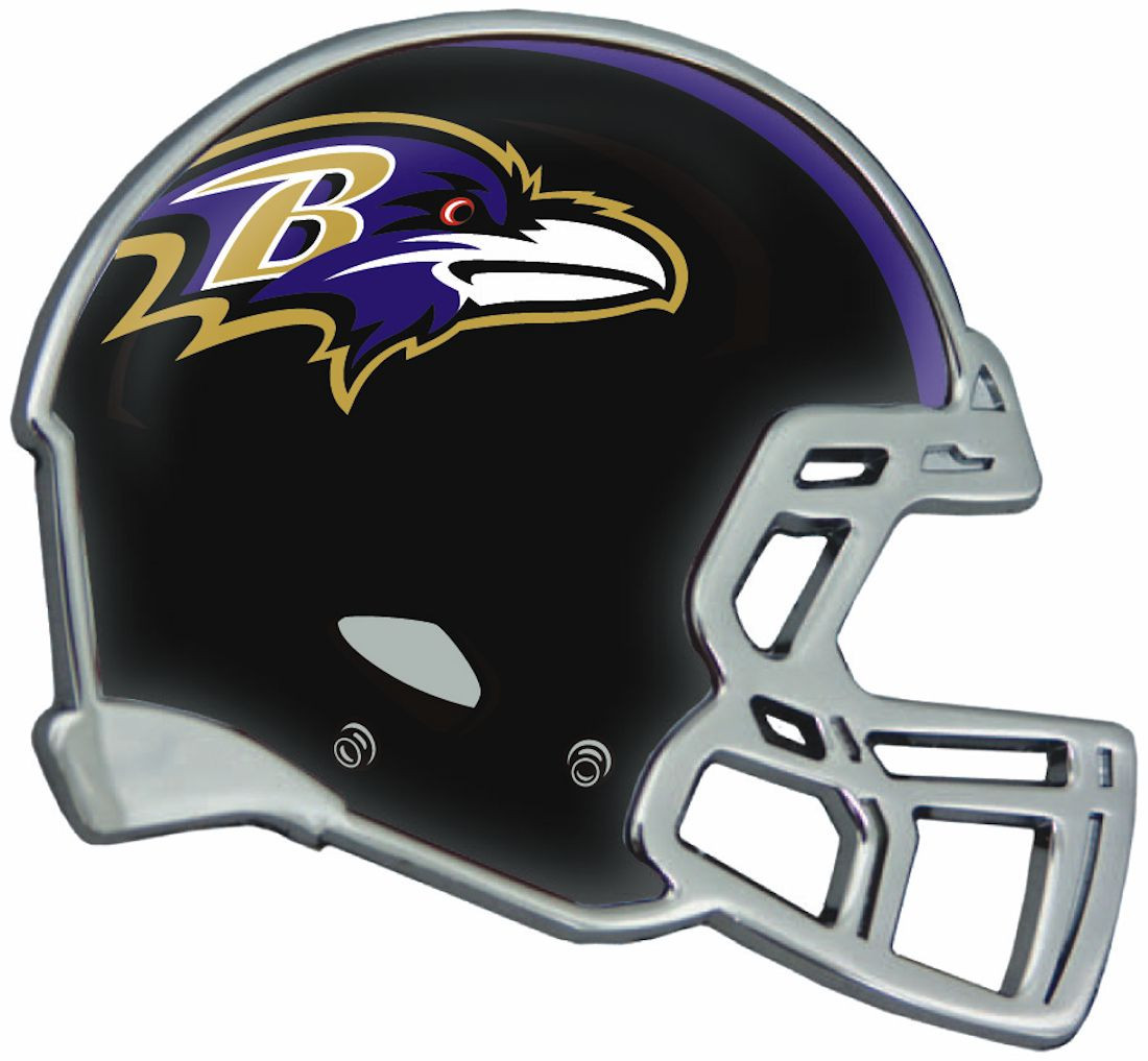 Baltimore Ravens Auto Emblem Helmet Sports Fan Shop