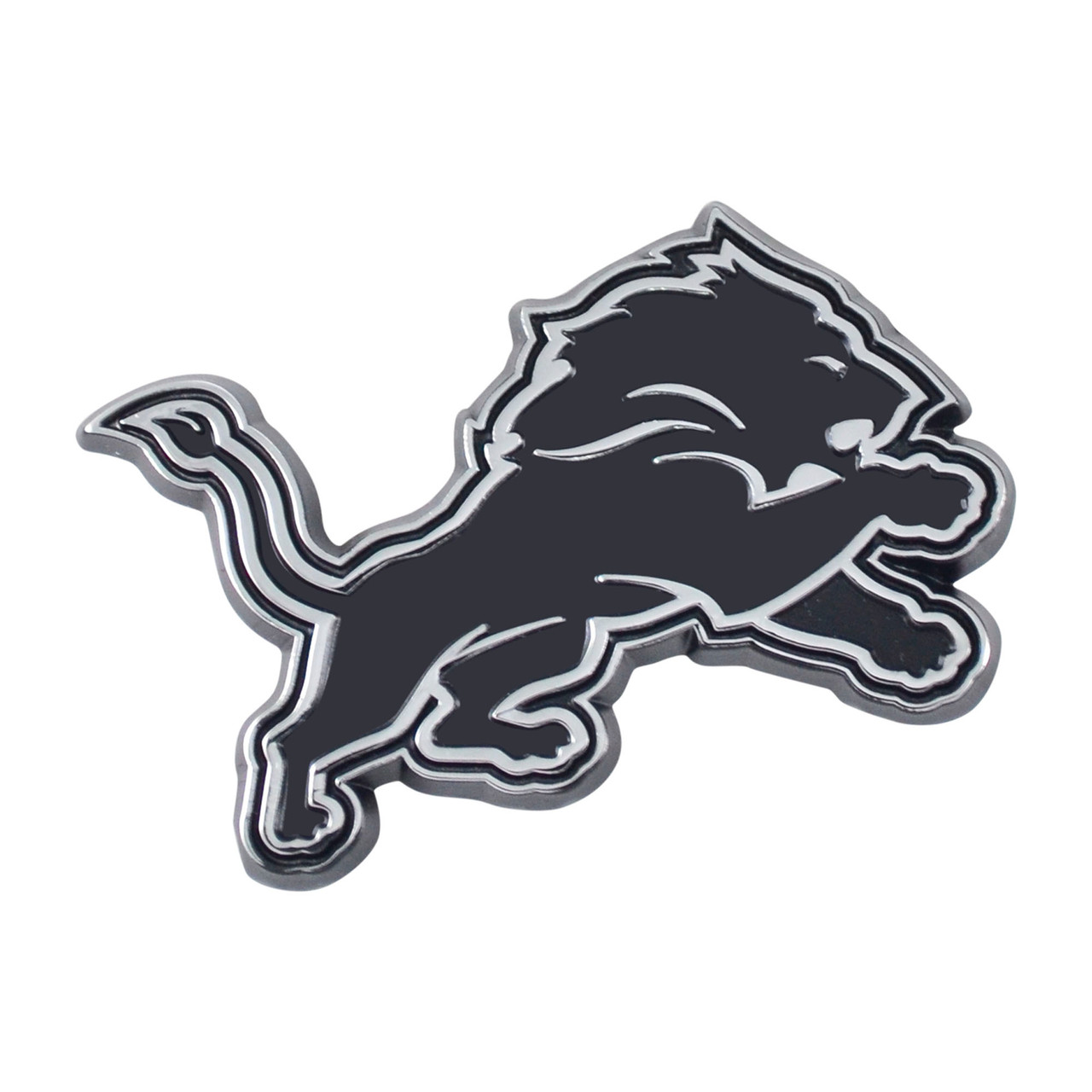 Detroit Lions Auto Emblem Premium Metal Chrome Sports Fan Shop