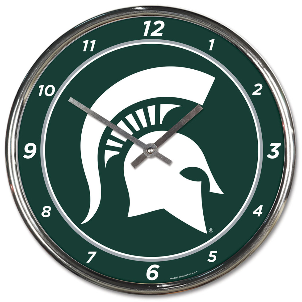 Atlanta Braves Round Chrome Wall Clock