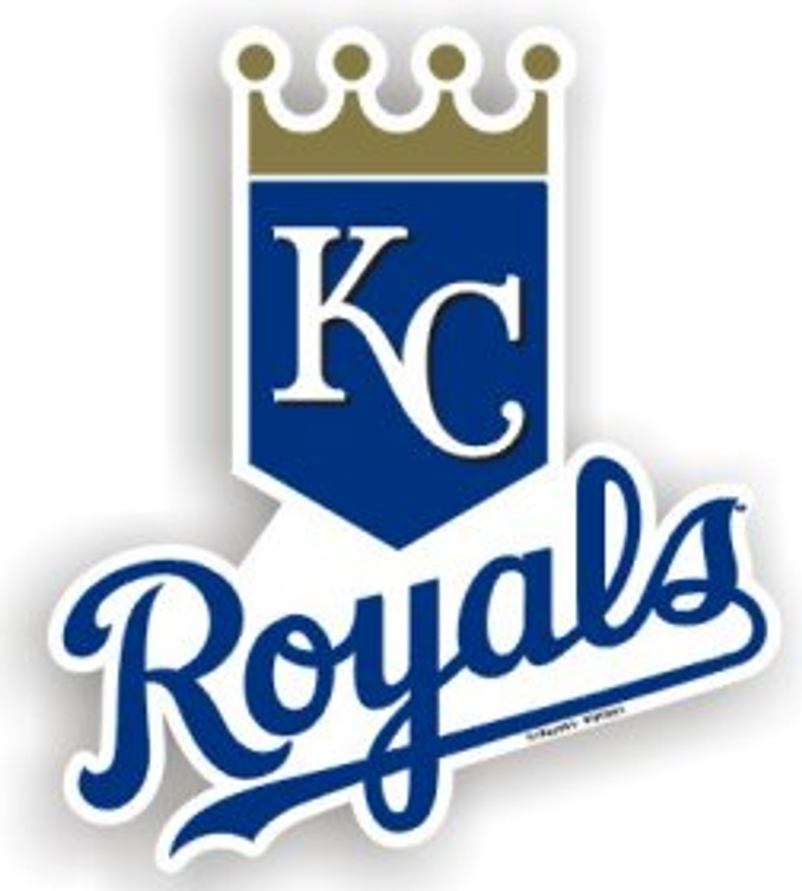 Kansas City Royals 12 Team Color Flag Circle Sign