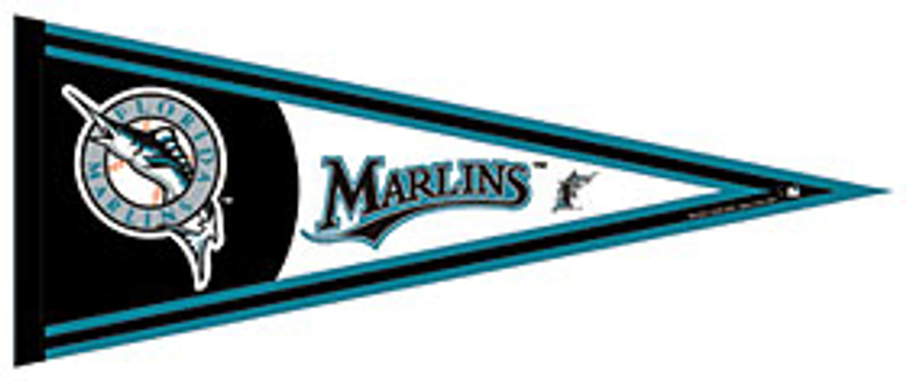 Miami Marlins WinCraft 12'' x 30'' Premium Quality Pennant