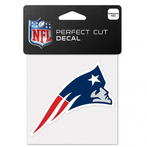 New England Patriots Decal 4x4 Perfect Cut Color Sports Fan Shop