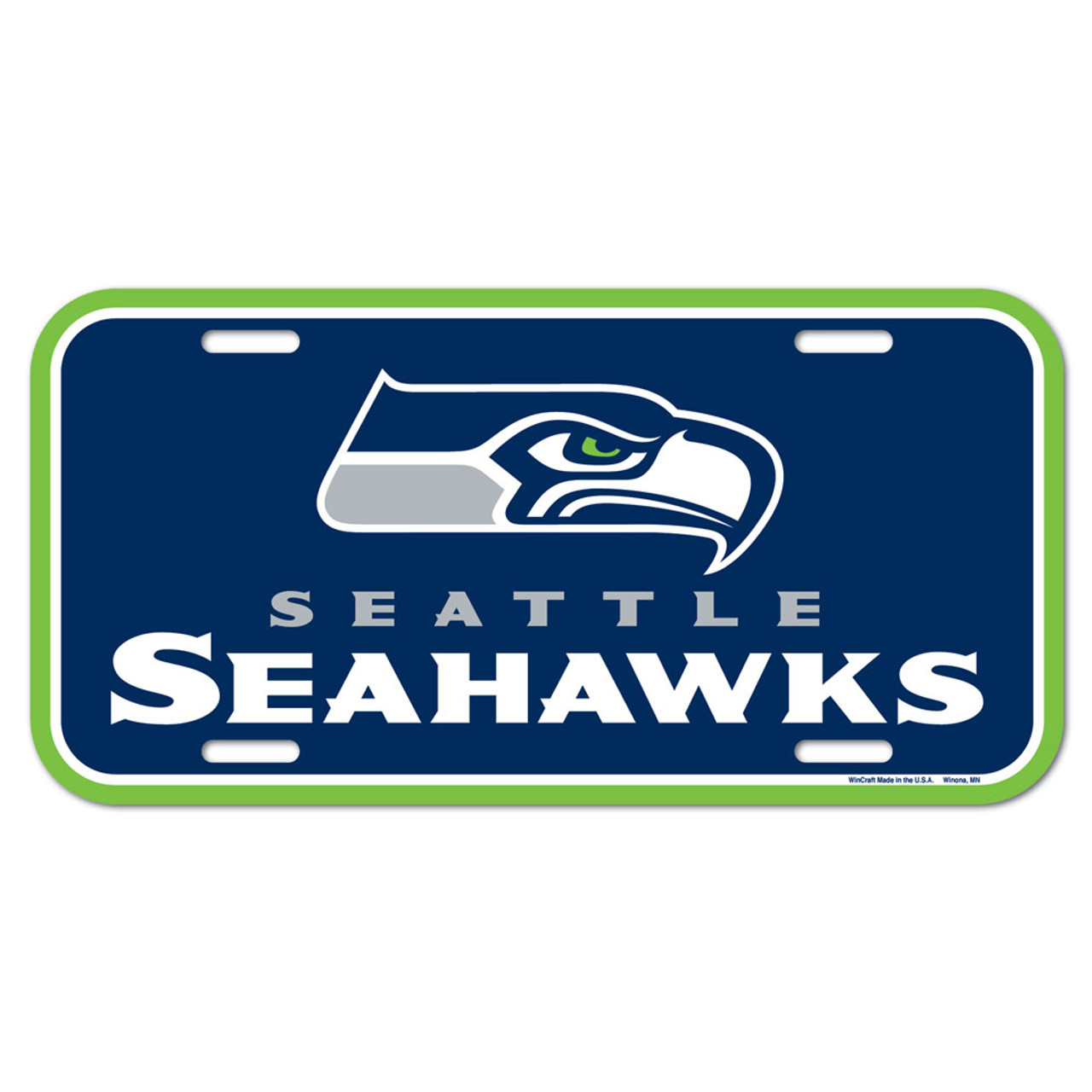 Seattle Seahawks License Plate - Sports Fan Shop