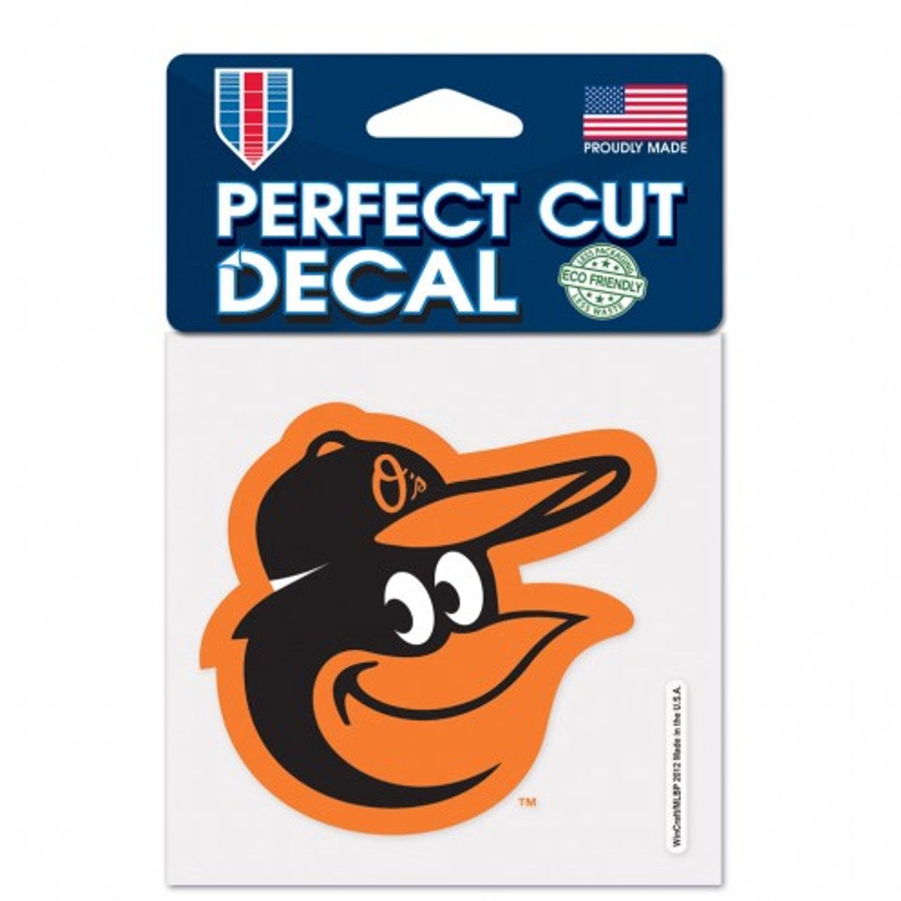 Baltimore Orioles Decal 4x4 Perfect Cut Color Mascot Design Special Order