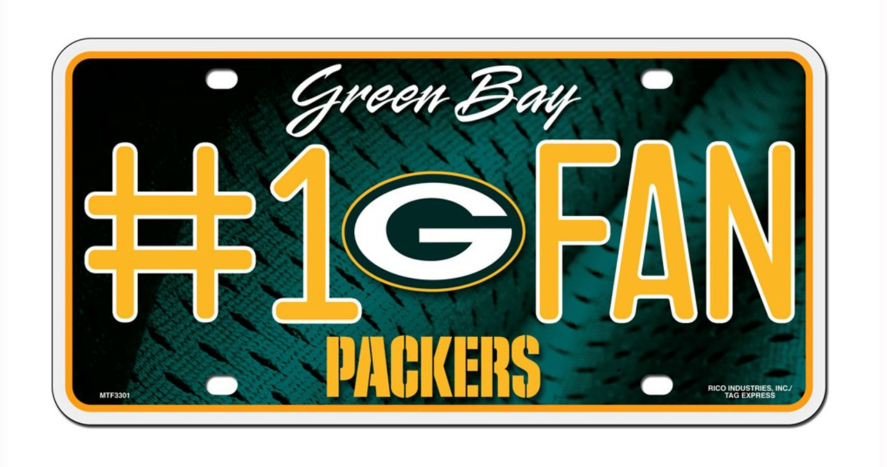 : Rico Industries NFL Green Bay Packers Black Laser