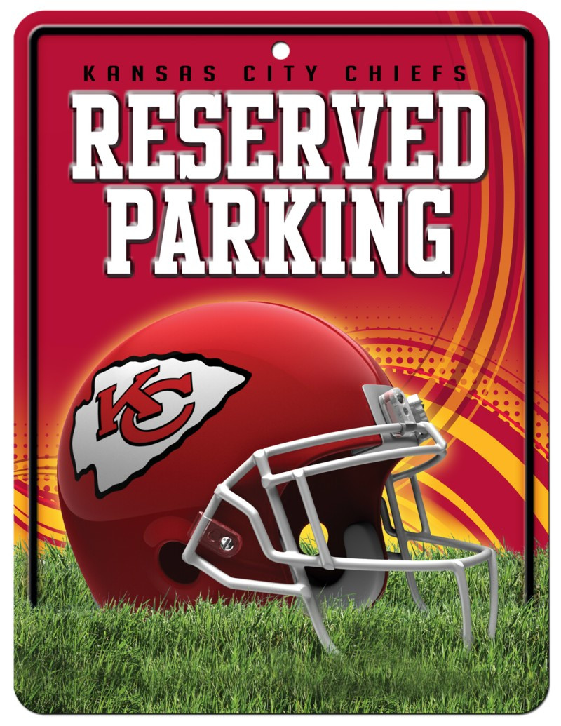 Rico Industries Kansas City Chiefs Parking Sign