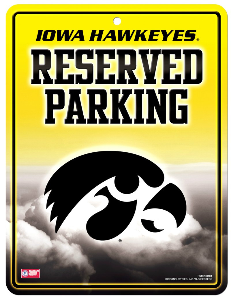 Rico Industries Iowa Hawkeyes Parking Sign