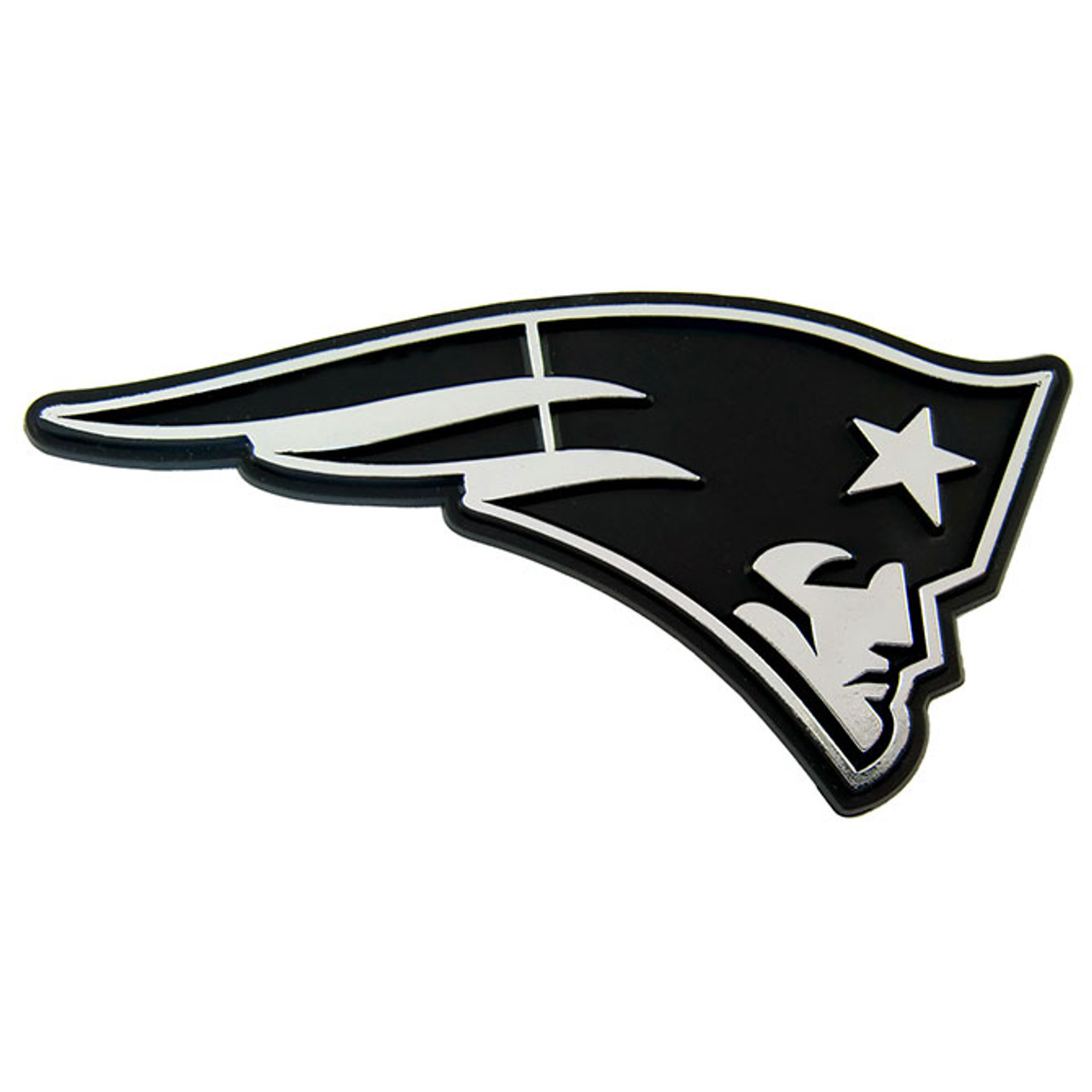 New England Patriots Auto Emblem Silver Sports Fan Shop 7846004847/878460048470/_b_ these wood signs are perfect for displaying around the house or office and include a piece of rope attached to the back for hanging. new england patriots auto emblem silver