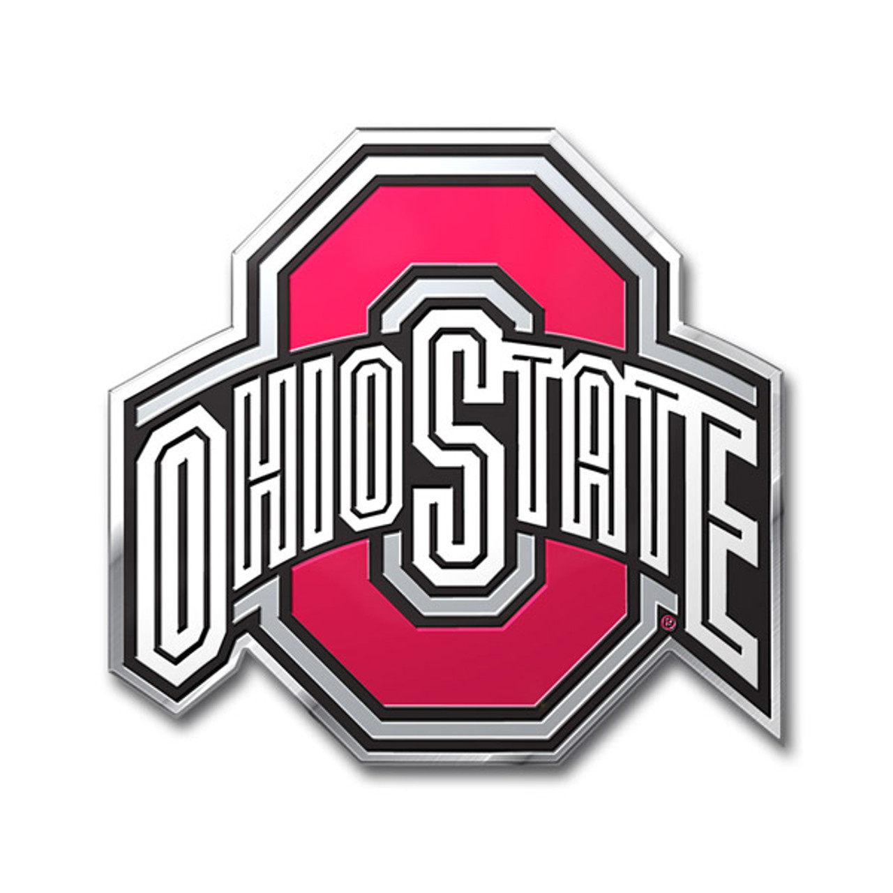 Ohio State Buckeyes Auto Emblem - Color - Sports Fan Shop