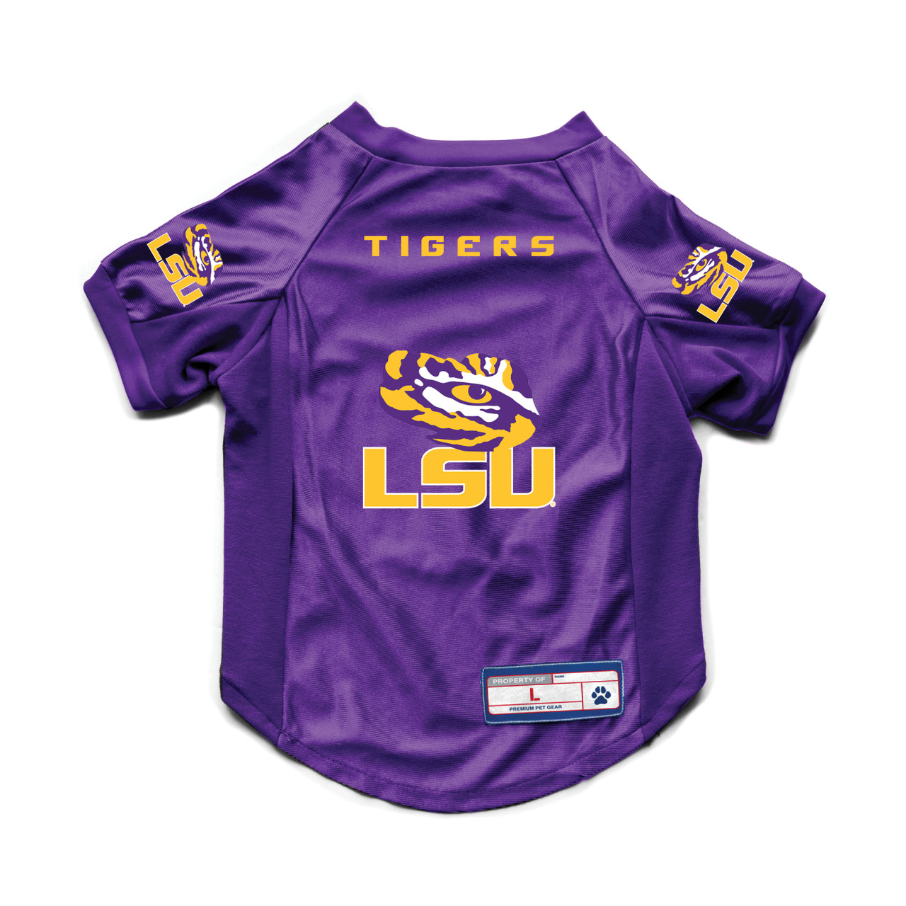 LSU Tigers Pet Stretch Jersey - XS