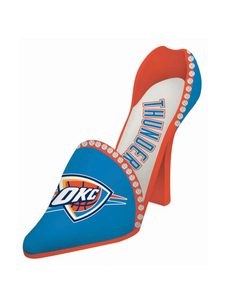Oklahoma City Thunder Wine Bottle Holder Decorative Shoe