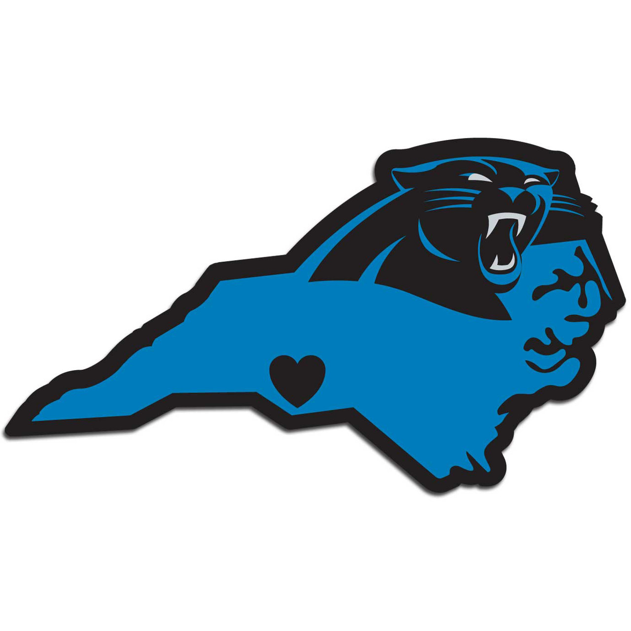 NFL Carolina Panthers Team Decal 3 Pack