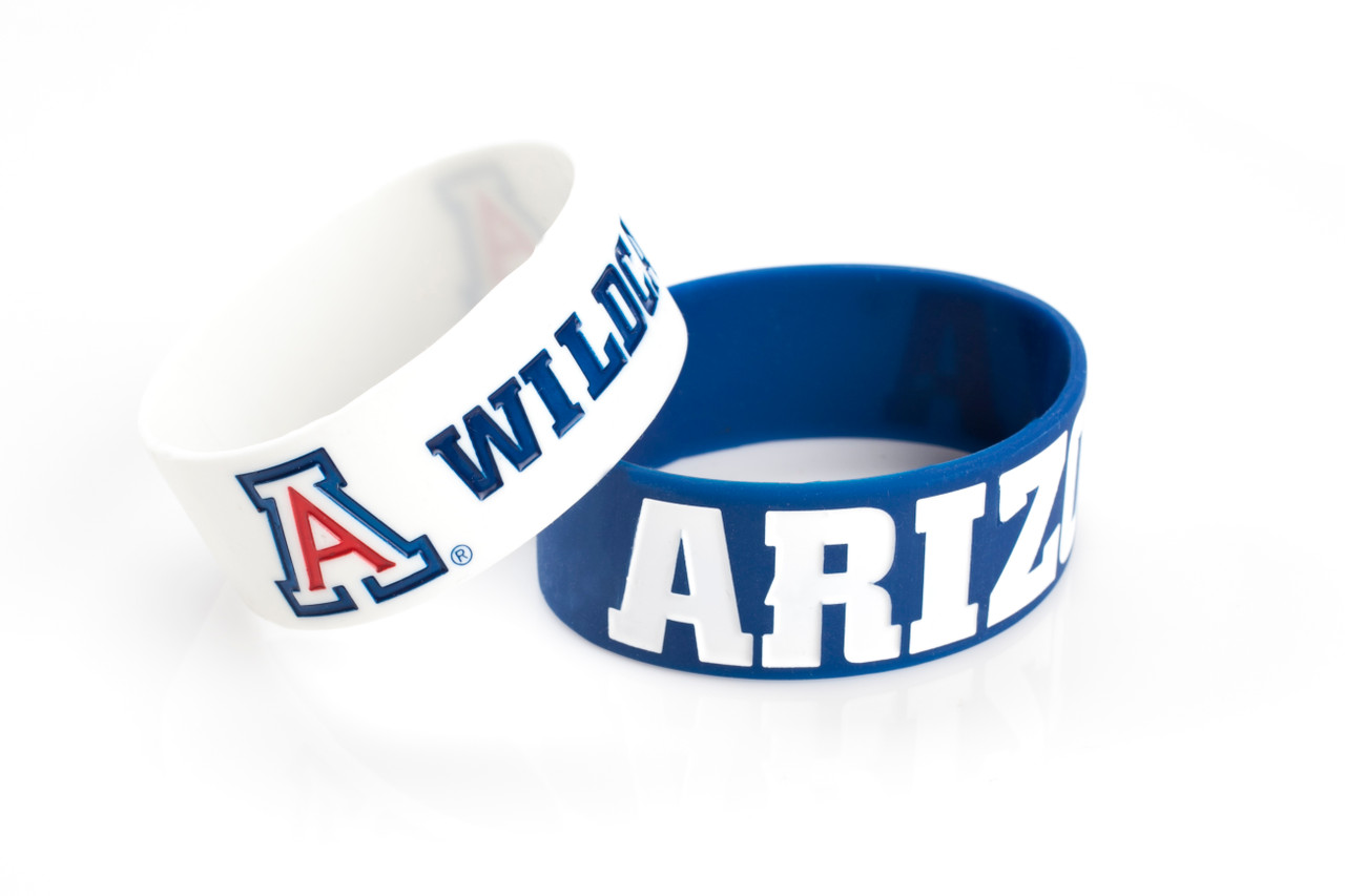 ARIZONA WILDCATS 2-PK SILICONE BRACELET