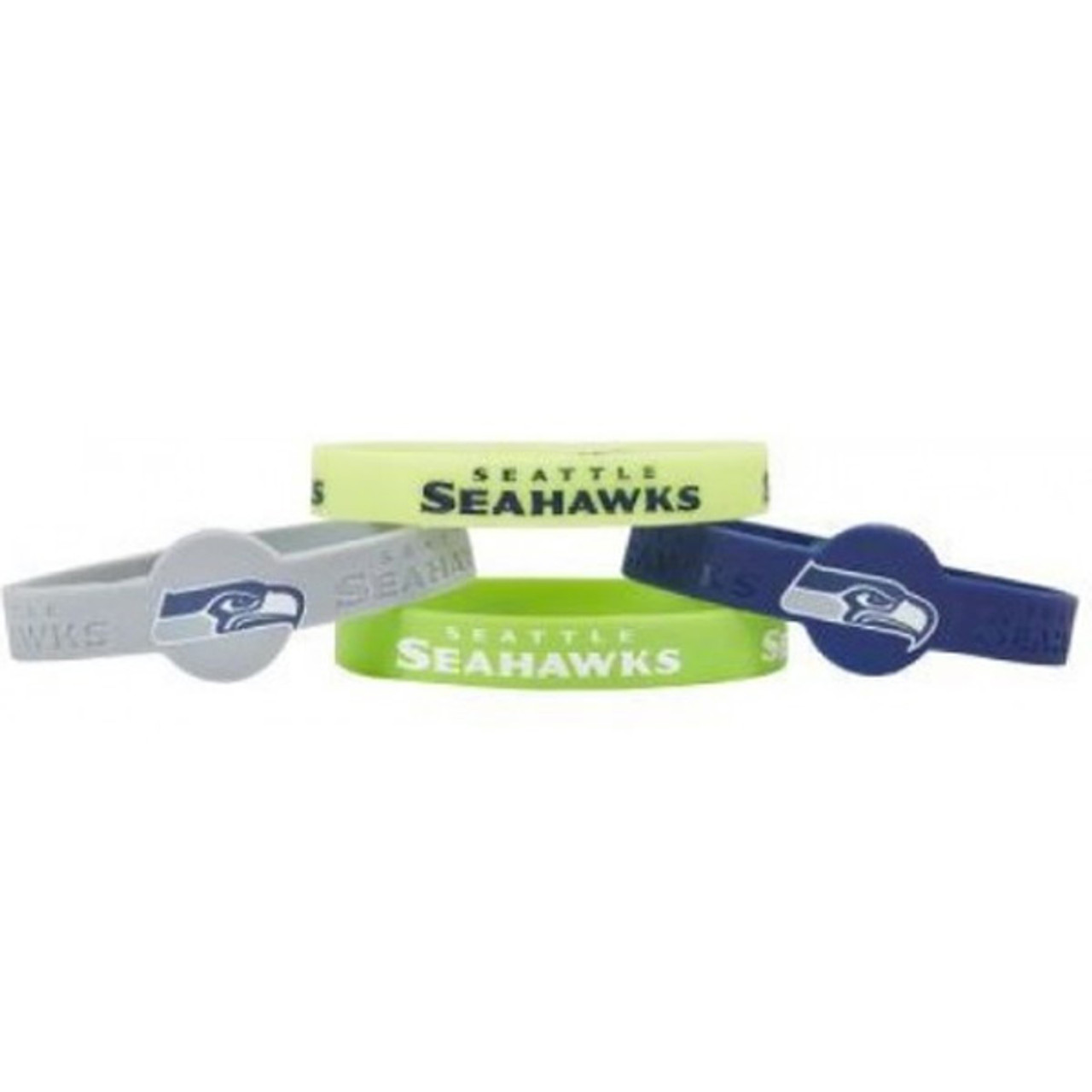 Seattle Seahawks Bracelets - 2 Pack Wide