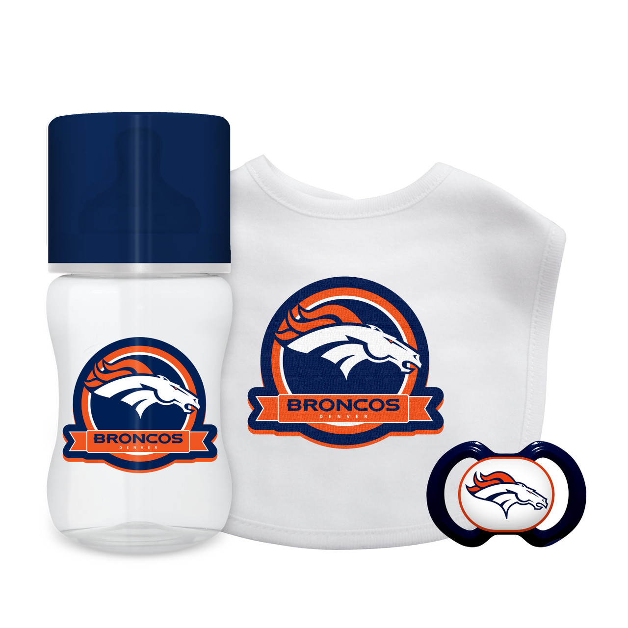 Denver Broncos Baby Gift Set 3 Piece Sports Fan Shop