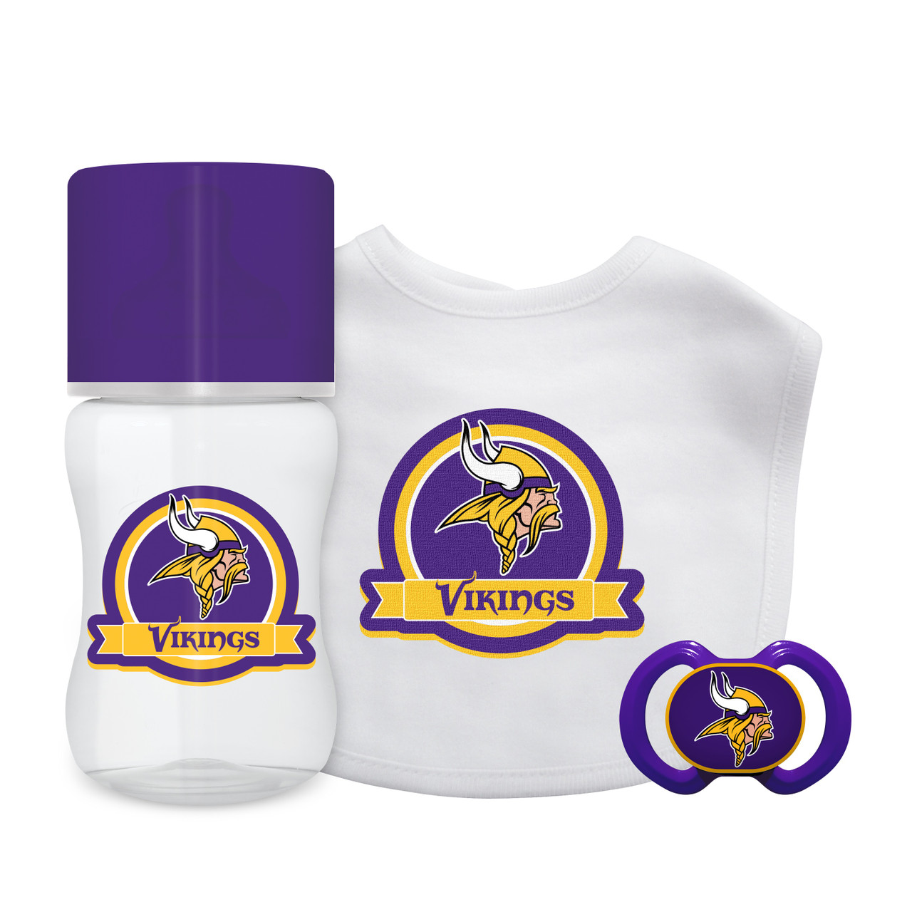 Minnesota Vikings Baby Gift Set 3 Piece Sports Fan Shop