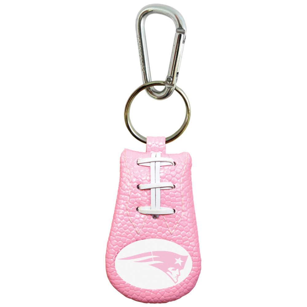 New England Patriots Keychain Pink Football Sports Fan Shop