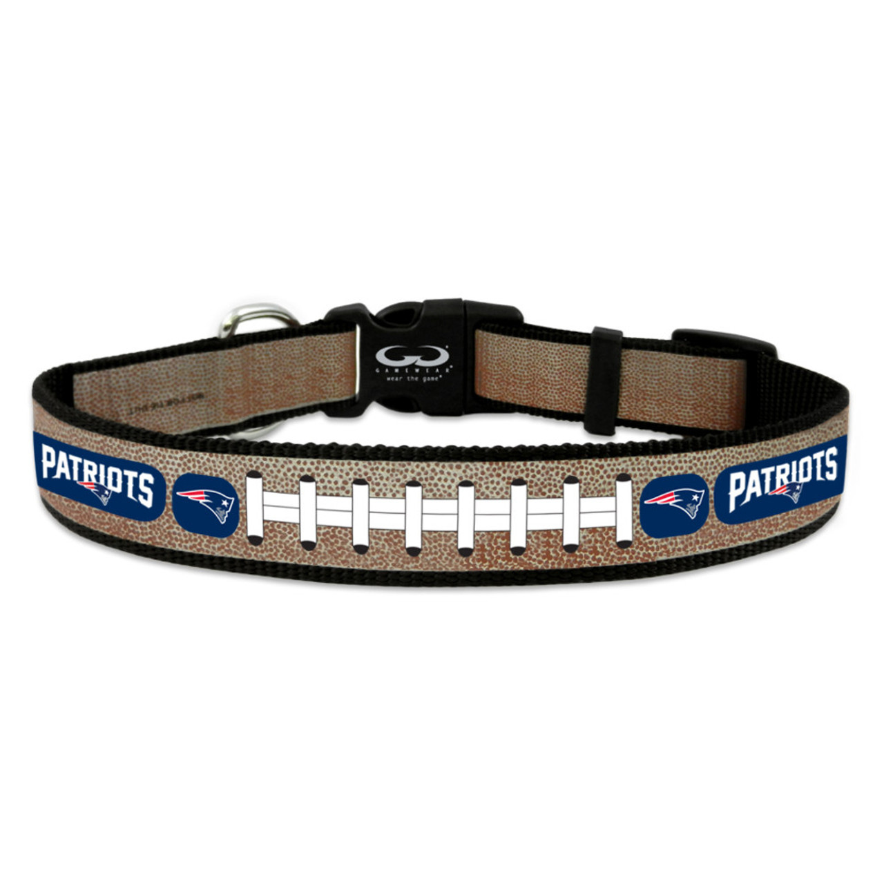 New England Patriots Pet Collar Reflective Football Size Toy CO - Sports  Fan Shop