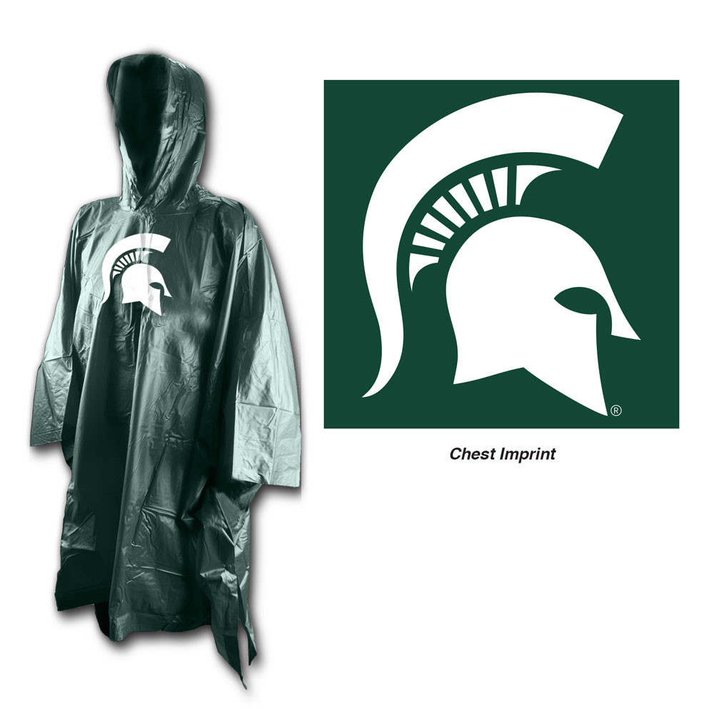 Michigan State Spartans Rain Poncho 