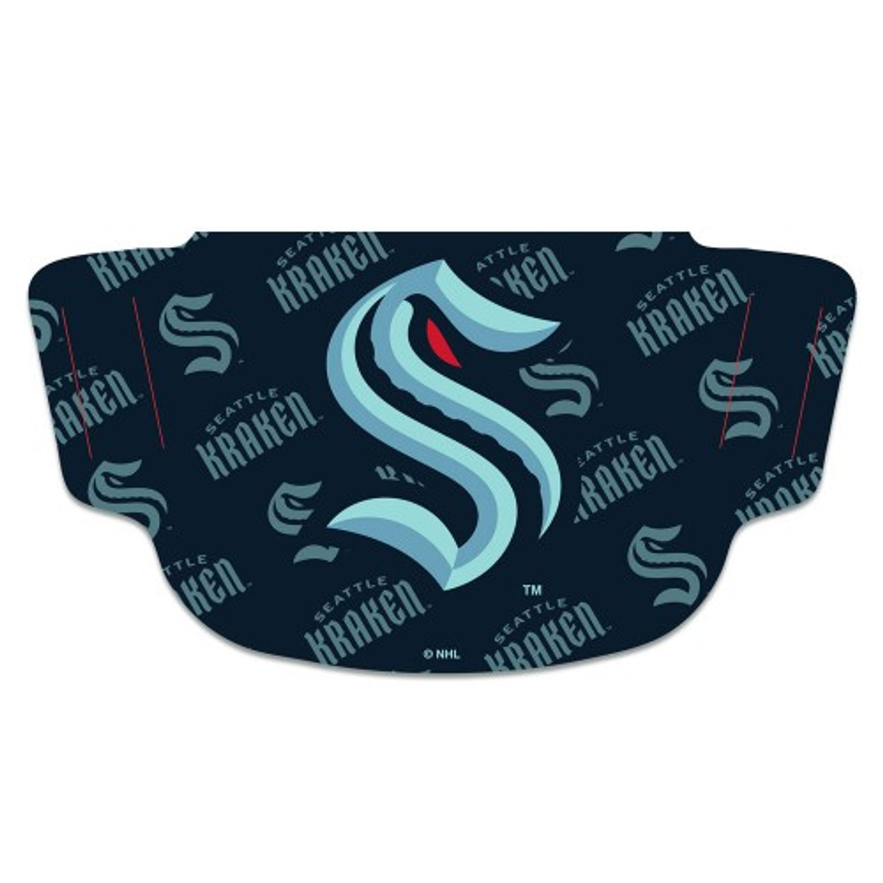 Wincraft NHL Seattle Kraken Face Mask Fan Gear, Team Colors, One Size :  : Sporting Goods