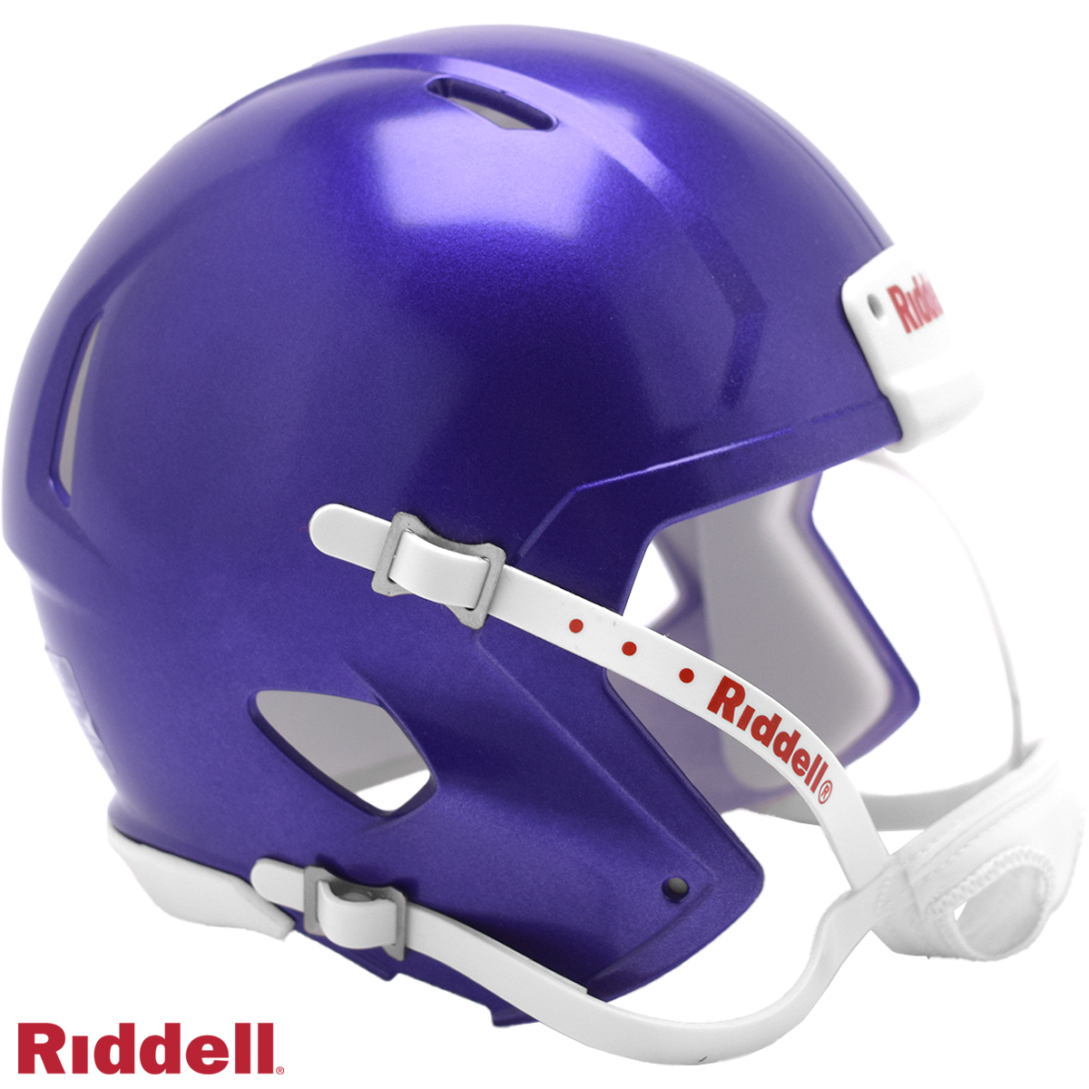 Riddell Helmet Riddell Blank Replica Mini Speed Style Purple Metallic Riddell Helmet Riddell Blank Replica Mini Speed Style Purple Metallic