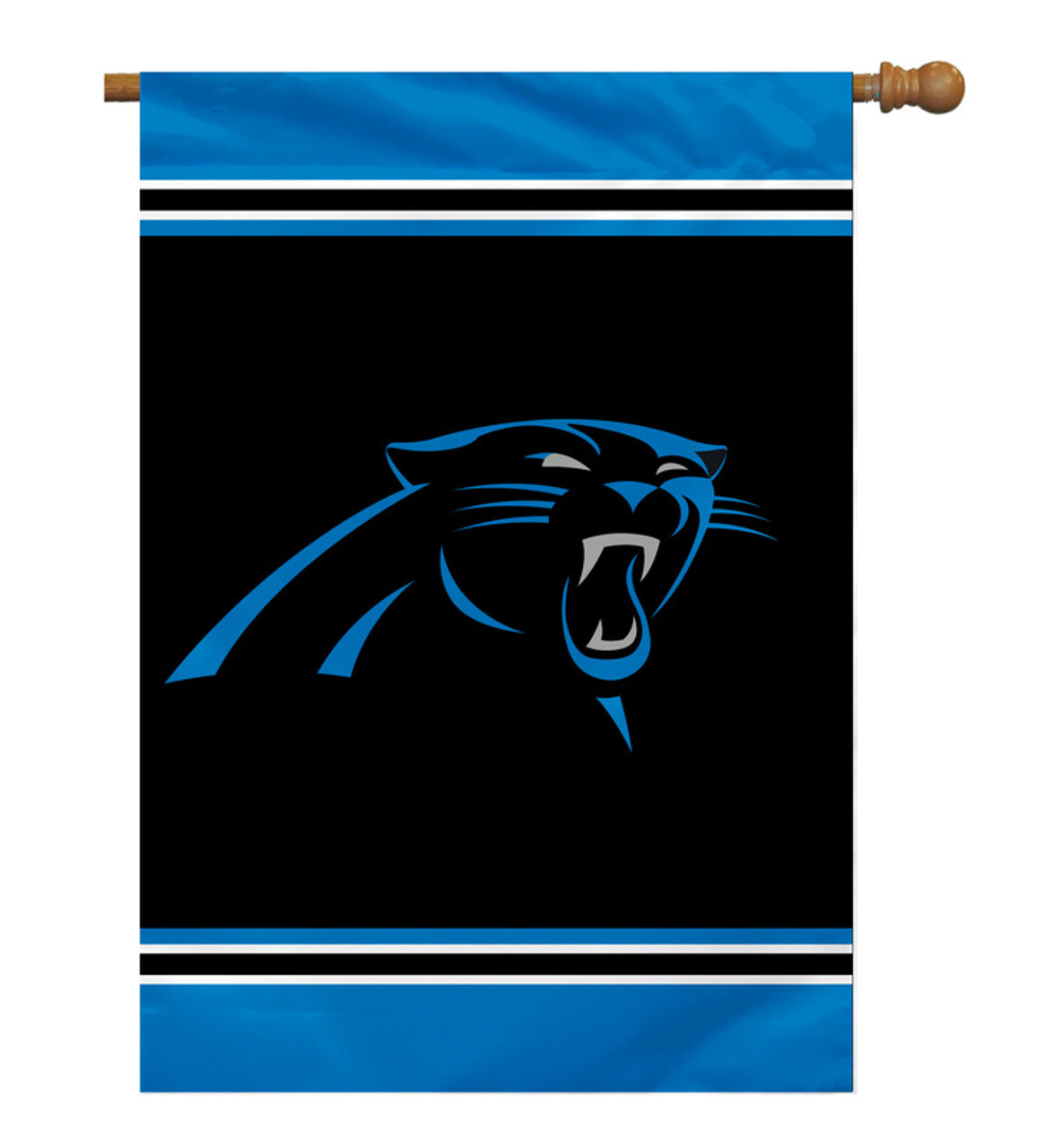 Carolina Panthers Flag 28x40 House 1-Sided CO - Sports Fan Shop