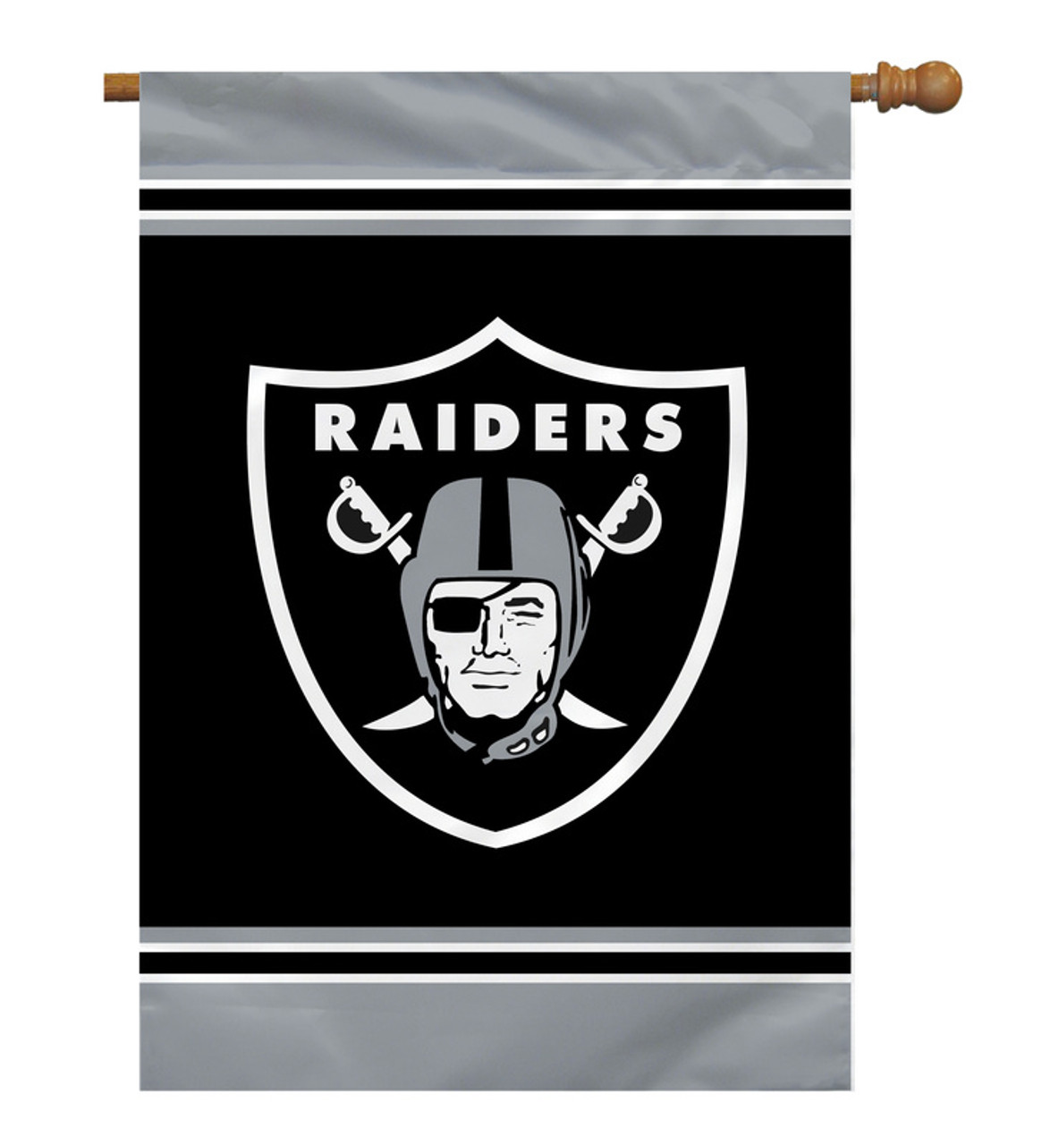 Las Vegas Raiders Flag 28x40 House 1-Sided CO - Sports Fan Shop