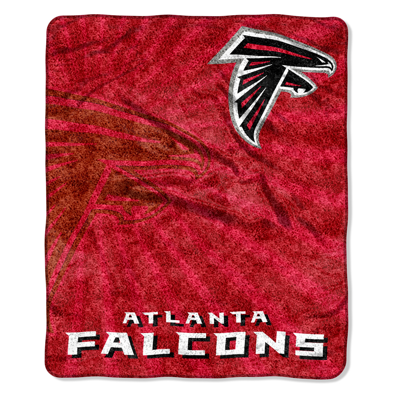 Atlanta Falcons Blanket 50x60 Sherpa Strobe Design Sports Fan Shop