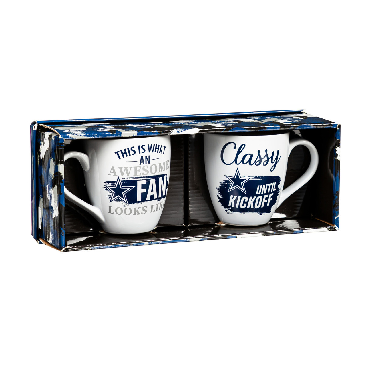 Team Sports America Dallas Cowboys, 14oz Ceramic with Matching Box