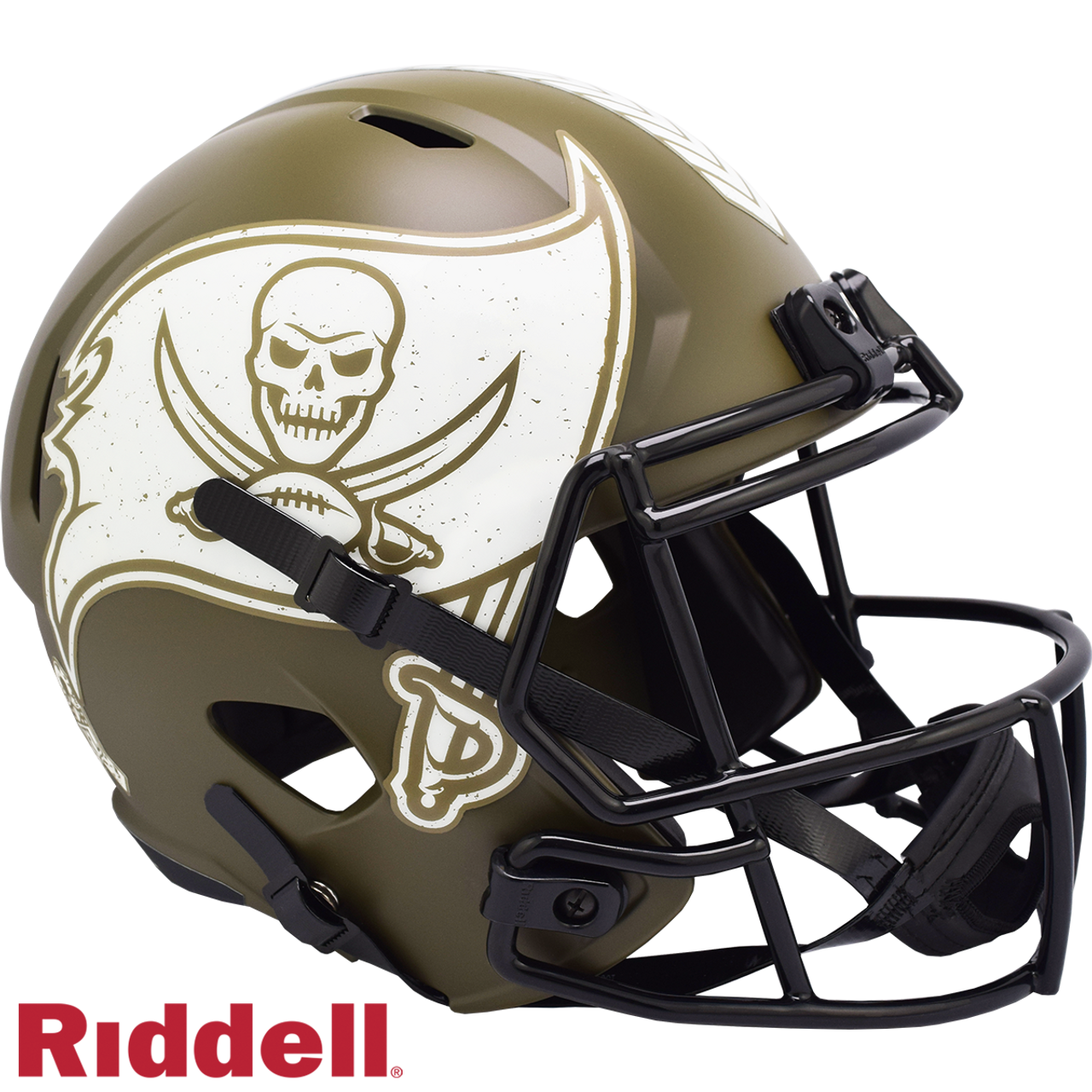 Tampa Bay Buccaneers Helmet Riddell Replica Full Size Speed Style Salute To  Service