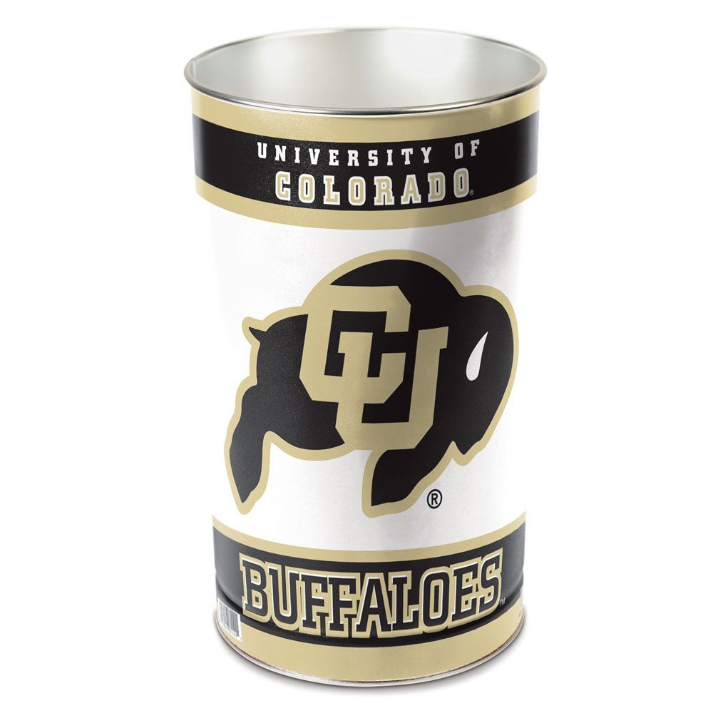 Colorado Buffaloes Wastebasket 15 Inch Sports Fan Shop