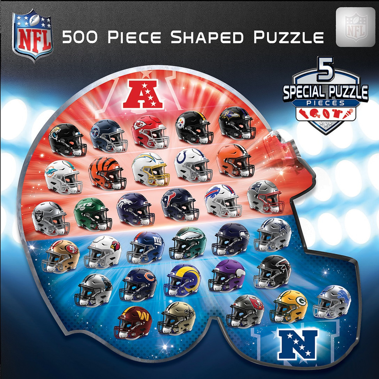 NFL Las Vegas Raiders All-Time Greats 500 Piece Puzzle