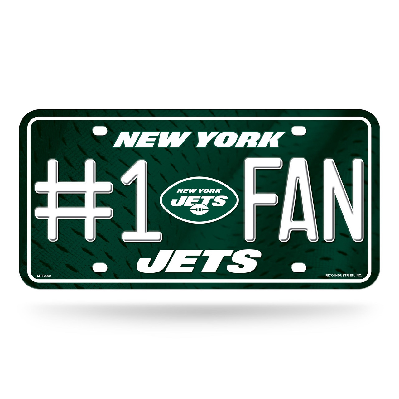 New York Jets #1 Fan License Plate