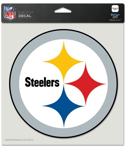 Pittsburgh Steelers Decal 8x8 Die Cut Color Sports Fan Shop