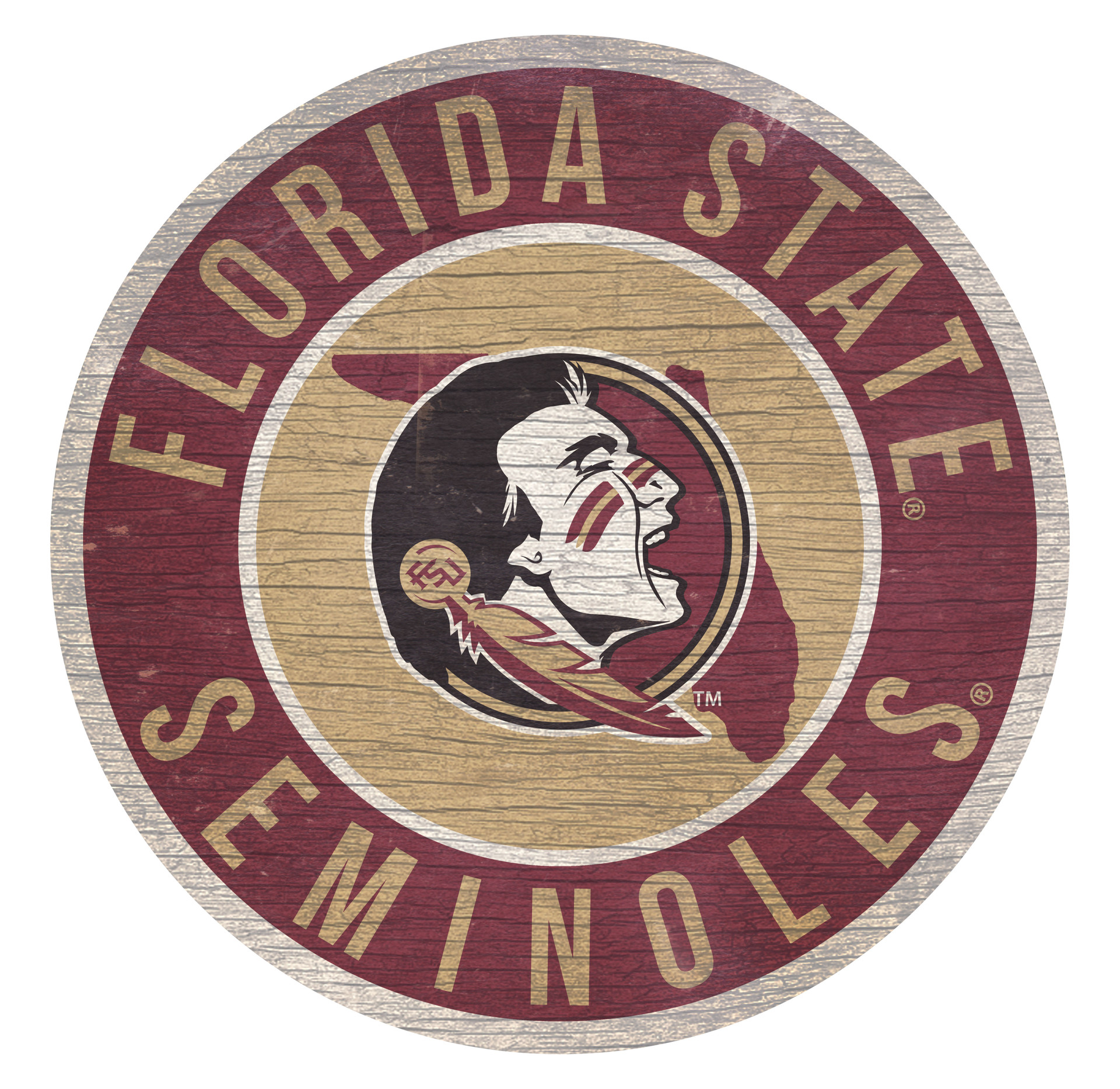 Florida State Seminoles 5"x11" Bottle Opener Wood Sign [NEW] Wall
