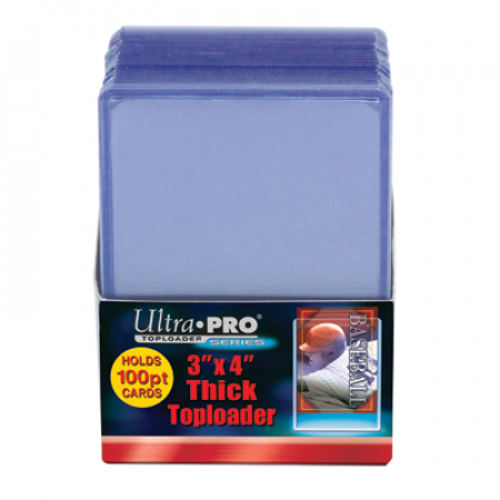 100 Toploader Bags Resealable 81 x 111 35 mm - Standard