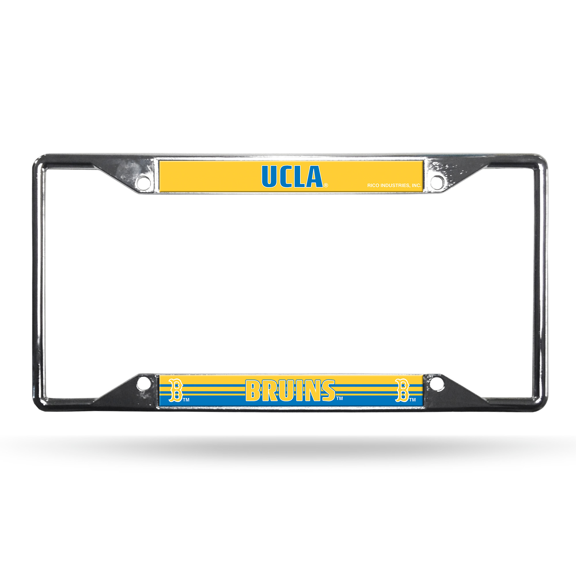 UCLA Bruins License Plate Frame Chrome EZ View Sports Fan Shop